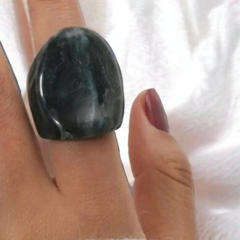 Marble Ring Black